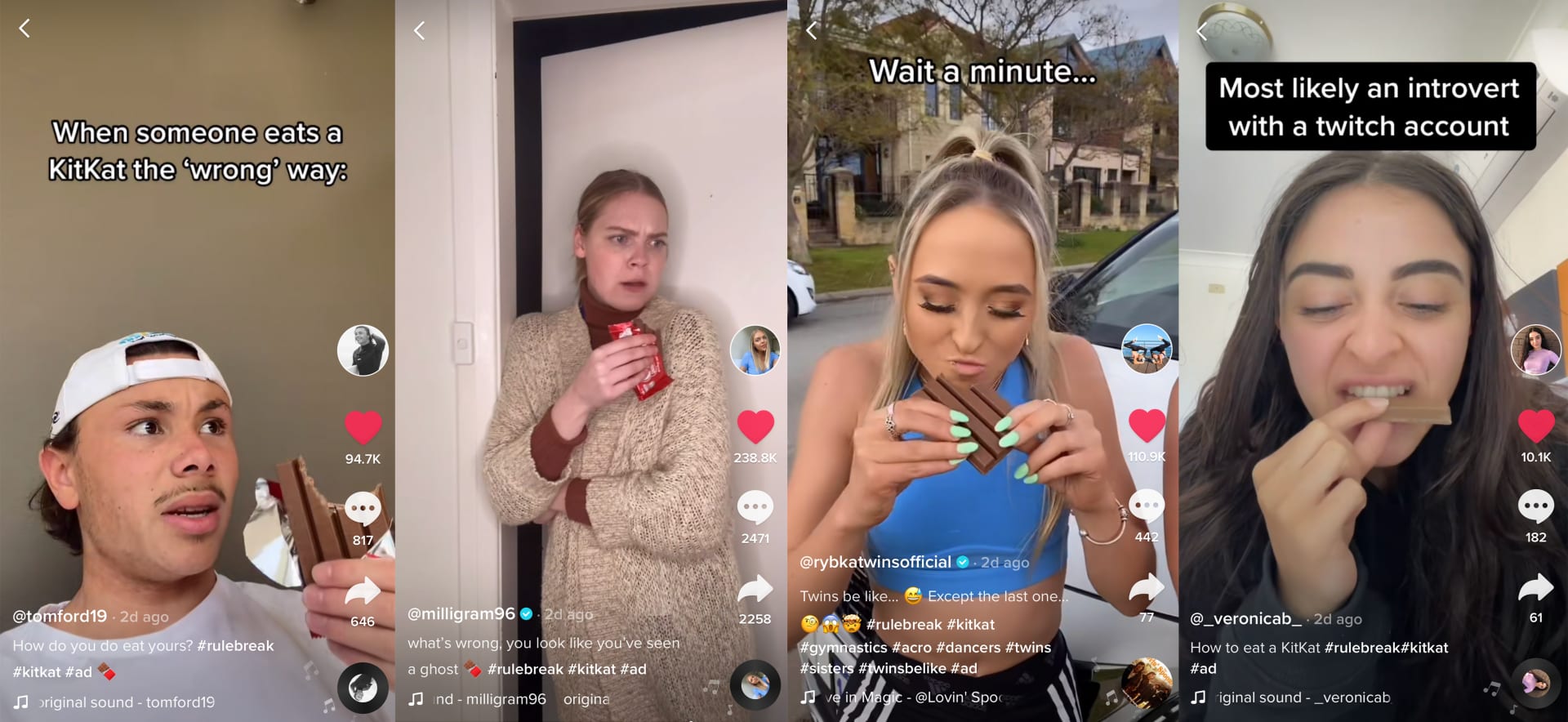 KITKAT Tik Tok Creators